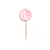 Tag Baby Menina com 12 un. Cód. 4458 Miss Embalagens Rizzo Confeitaria - Imagem 1