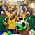 Garrafa Bola com Canudo - Futebol - 450ml  - 1 unidade - Rizzo - Imagem 3