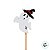 Pick Decorativo de Halloween - Fantasma - 12cm - 12 unidades - Cromus - Rizzo - Imagem 3