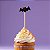 Pick Decorativo de Halloween - Morcego - 12cm - 12 unidades - Cromus - Rizzo - Imagem 1
