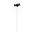 Pick Decorativo de Halloween - Morcego - 12cm - 12 unidades - Cromus - Rizzo - Imagem 2