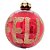 Bola de Natal Glitter - Vermelha - "Feliz Natal" - 10cm - 3 unidades - Rizzo - Imagem 5
