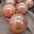 Bola de Natal em Tubo - Perolado Rose Gold - 8cm - 6 unidades - Cromus - Rizzo - Imagem 3