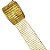 Fita Decorativa - Listras Dourada Glitter - 6,3x914cm - 1 unidade - Rizzo - Imagem 1