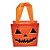 Sacola de Plástico de Halloween - Abóbora- 19x20x9cm - 1 unidade - Rizzo - Imagem 1