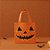 Sacola de Plástico de Halloween - Abóbora- 19x20x9cm - 1 unidade - Rizzo7899675567467 - Imagem 1