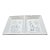 Petisqueira Decorativa de Natal de Cerâmica - Retangular Floresta Branca - 26x15cm - 1 unidade - Rizzo - Imagem 4