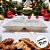 Petisqueira Decorativa de Natal de Cerâmica - Retangular Floresta Branca - 26x15cm - 1 unidade - Rizzo - Imagem 5