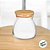 Pote de Vidro Hermético com Tampa de Bambu - 12cm - 650ml - 1 unidade - Rizzo - Imagem 3