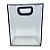 Sacola Transparente PVC com Alça - Preto - 40x30x12cm - 1 unidade - Rizzo - Imagem 3