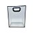 Sacola Transparente PVC com Alça - Preto - 21x27x11cm - 1 unidade - Rizzo - Imagem 3