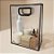 Sacola Transparente PVC com Alça - Preto - 21x27x11cm - 1 unidade - Rizzo - Imagem 1