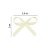 Lacinho Creme "Off-white" Tipo Mosquitinho - Pct c/ 100 peças - Laços Marcela - Rizzo - Imagem 2