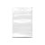 Saco Zip com Furo Fundo Branco - 13x19cm  - 100 unidades - Rizzo - Imagem 1
