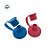 Garrafa Squeeze Bola Stitch Óculos Abacaxi  - Azul - 250ml - 1 unidade - Rizzo - Imagem 3
