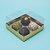 Caixa Base Brigadeiro - Dourado - 4 cavidades (9x9x4,5cm) - 10 unidades - Assk - Rizzo - Imagem 1
