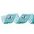 Fita Decorativa Aramada de Natal - Stitch - 6,3cm x 9,14m - 1 unidade - Cromus - Rizzo - Imagem 1