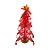 Enfeite de Madeira Árvore de Natal Vermelha Mod.2 - 25,5cm - 1 unidade - Rizzo - Imagem 2