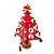 Enfeite de Madeira Árvore de Natal Vermelha Mod.1 - 25,5cm - 1 unidade - Rizzo - Imagem 2