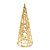 Arvore de Natal Ouro - 15cm - 1 unidade - Cromus - Rizzo - Imagem 1