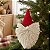 Enfeite para Pendurar de Natal - Papai Noel Artesanal - Vermelho - 15cm - 1 unidade - Rizzo - Imagem 1