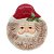 Petisqueira de Cerâmica - Papai Noel de Natal - 16cm - 1 unidade - Rizzo - Rizzo - Imagem 1