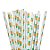 Canudo de Papel - Abacaxi - 12 unidades - Rizzo - Imagem 1