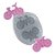Molde de silicone Bicicletas Ref. 45 Flexarte Rizzo Confeitaria - Imagem 1