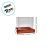 Caixa Para Bolo Texturizada Com Tampa 250g - Cobre - 12x12x12cm - 5 unidades - Assk - Rizzo - Imagem 1