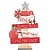 Decoração de Mesa ''Pinheirinho Bom Natal'' - 17x25,5cm - Ref. DHN-049 - 1 unidade - Litoarte - Rizzo - Imagem 1