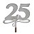 Topo de Bolo - 25 Anos - Prata - 1UN - Ref 245 - Vivarte - Rizzo - Imagem 2