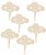 Pick Decorativo - Nuvem - Branco - 6UN - Ref 1677 - Vivarte - Rizzo - Imagem 1