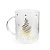 Caneca de Vidro - Árvore Feliz Natal - 470ml - 1 unidade - Cromus - Rizzo - Imagem 1