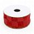 Fita Decorativa Aramada - Quadriculado Vermelho - 3,8x914cm   - 1 unidade - Cromus - Rizzo - Imagem 2