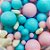 Confeito Decorativo - Fairy Sprinkles - Azul/Rosa/Branco - 1 unidade - Rizzo - Imagem 1