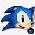 Almofada Sonic Speed Face - 40cm - Disney Original - 1 unidade - Zona Criativa - Rizzo - Imagem 1