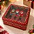 Lata De Metal De Natal Com Visor - Happy Holyday - 15cm - 1 unidade - Rizzo - Imagem 1