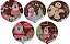 Blister Decorado com Transfer para Chocolate Pirulito de Natal 5cm BLN0049 Stalden Rizzo Confeitaria - Imagem 1