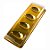 Caixa degustação para 4 Mini Ovos 50g. - Dourado - 24x9,5cm - Cód. 14340 - 10 unidades - BWB - Rizzo - Imagem 1