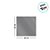 Papel Colmeia - 50x50cm - Cinza - 10 unidades - Cromus - Rizzo - Imagem 2