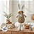 Boneco de Páscoa - Criança em Pé com Orelhas de Coelho - Bege  - 1 unidade - D&A Decor - Rizzo - Imagem 3