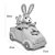 Coelhos no Carro Azul - Happy Sunday - 01 unidade - Cromus Páscoa - Rizzo Embalagens - Imagem 2