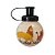 Garrafa Squeeze Bola Rei Leão - Bege e Preto - 250ml  - 1 unidade - Rizzo - Imagem 1