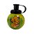 Garrafa Squeeze Bola Rei Leão - Verde e Preto - 250ml  - 1 unidade - Rizzo - Imagem 1
