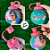 Garrafa Squeeze Bola Princesa Moana Verde - Rosa - 250ml  - 1 unidade - Rizzo - Imagem 2