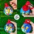 Garrafa Squeeze Bola Mickey e Friends - Azul - 250ml  - 1 unidade - Rizzo - Imagem 2