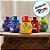 Garrafa Squeeze Bola Divertidamente - Amarelo C/ Tampa Verde - 250ml - 1 unidade - Rizzo - Imagem 3