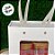 Sacola de Papel com Gaveta e Visor Alça Branca 20x22x9cm - Branca - 1 unidade - Rizzo - Imagem 5