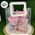 Sacola Transparente PVC com Alça Quadrada de Couro Branco - 20x18x10cm - 10 unidades - Rizzo - Imagem 5