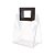 Sacola Transparente PVC com Alça Quadrada de Couro Preto - 26x22x12cm - 10 unidades - Rizzo - Imagem 2